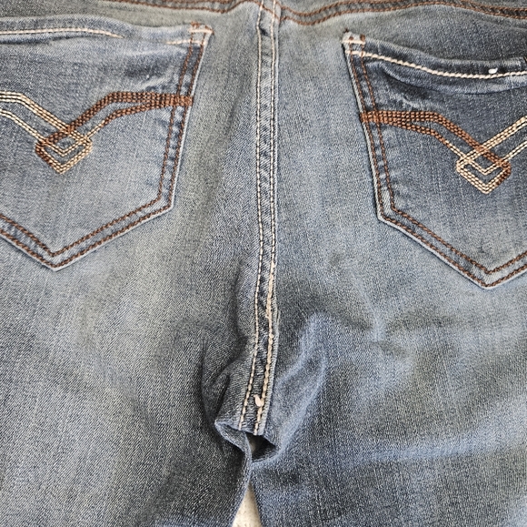 Freego women’s Denim Blue Washed Jeans size 32 low jegging slim Skinny Leg - Picture 4 of 16